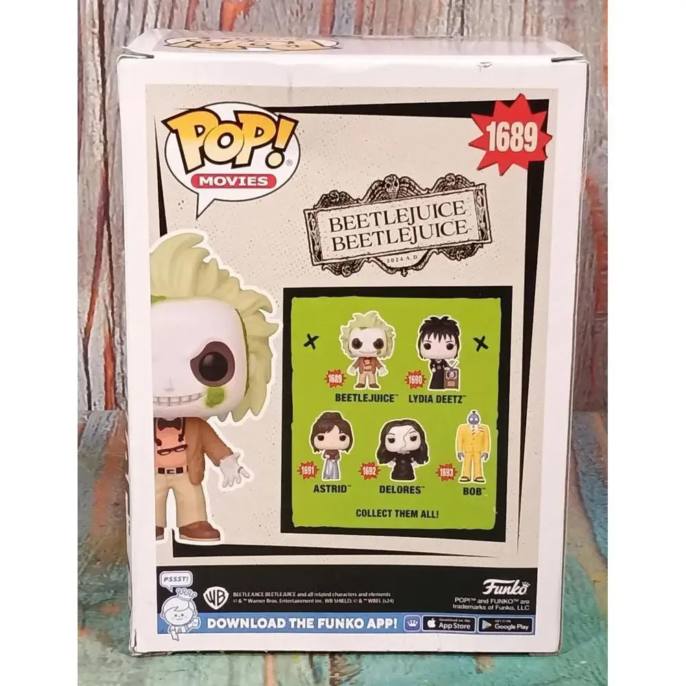 Funko POP! Movies Beetlejuice - BEETLEJUICE - #1689‎ - NEW - Damaged Box